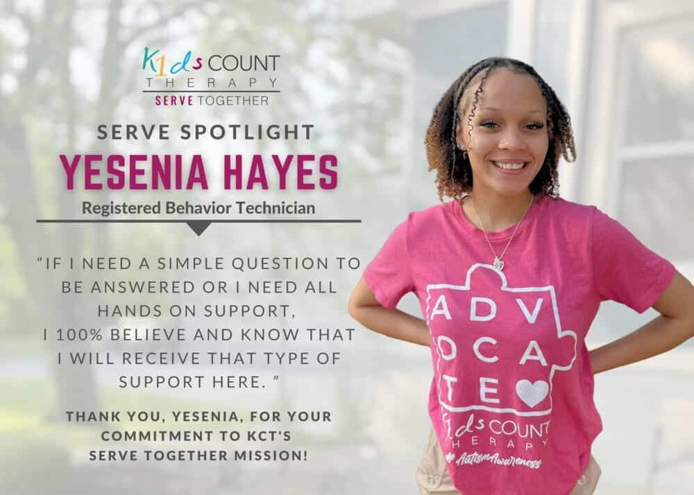 SERVE Spotlight: Yesenia Hayes