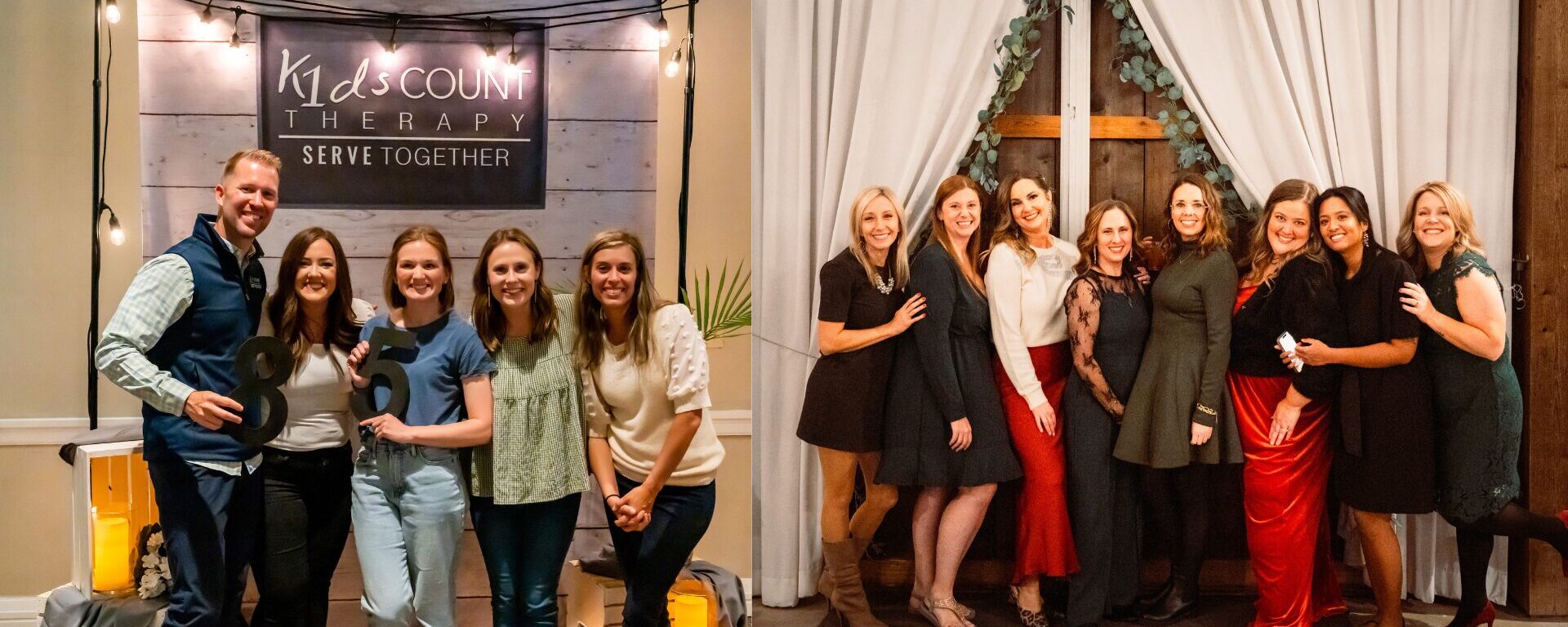 K1ds Count Therapy team members at an event